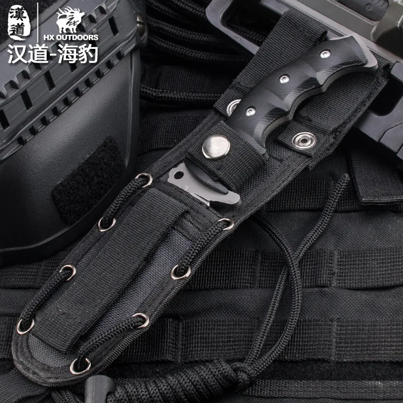 Комплект Электронных компонентов HX OUTDOORS 440C лезвие K10 Ручка фиксированным лезвием нож Kydex оболочка выживания на природе, тактические ножи Мультитул отлично подходит для подводного плавания Ножи
