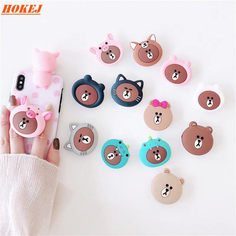 HOKEJ Fashion Cartoon Bracket Multiple Cases for iPhone Samsung oppo Huawei Xiaomi Any phone case | Мобильные телефоны и