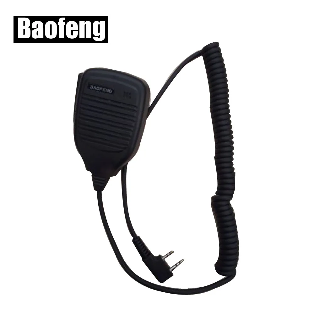 2-контактный микрофон для динамика PTT Baofeng uv 5r Kenwood Quansheng PUXING TYT cb радиоаксессуары |
