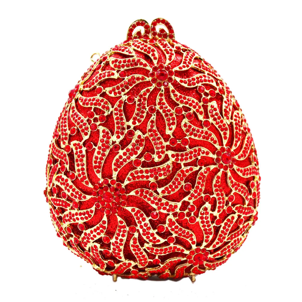 Золотой белый женский клатч с кристаллами инкрустация бутик Вечерний Клатч