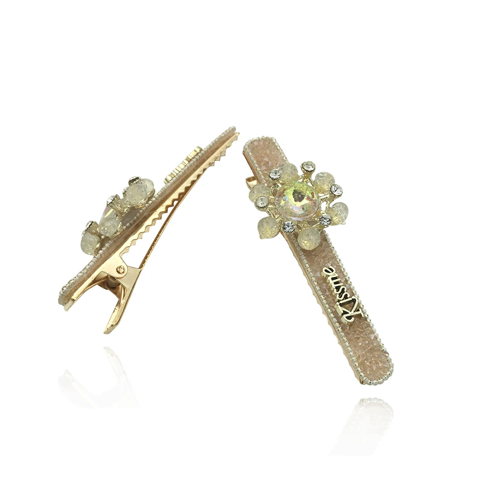 Earofcorn 2 цвета Изысканные милые модные цветы заколка для волос сияющая бижутерия