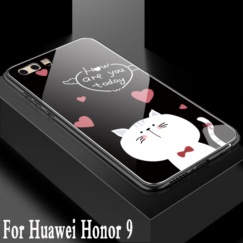 Чехол для Huawei Honor 9 роскошный силиконовый защитный чехол бампер из закаленного