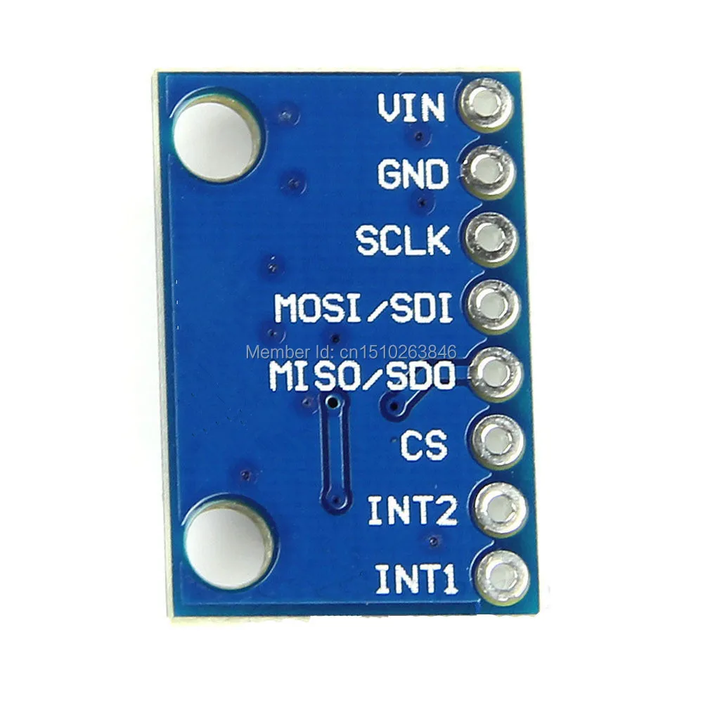 10 шт. WS16 цифровой SPI ADXL362 3 оси 100 Гц MEMS акселерометр датчик ускорения для разъема