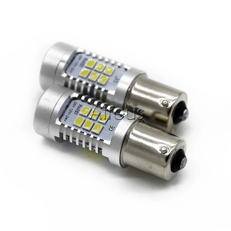 Atreus 2X Автомобильный светодиодный H4 9006 1156 1157 H7 H11 21SMD противотуманный фонарь DRL 12 В с