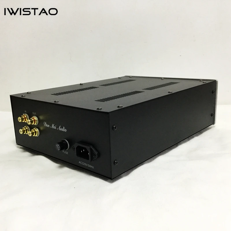 Трубчатый буферный предусилитель IWISTAO музыкальная Hi Fi панель 12AU7 стерео без