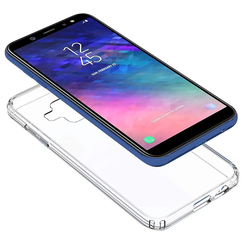 Ударопрочный грязестойкий чехол для samsung Galaxy A6 2018 SM-A600FN A600FN прозрачный