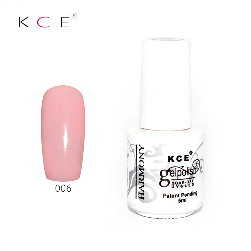 006 KCE 5 мл светлый цвет Macaron гель лак для ногтей долговечный Гибридный Полупостоянный УФ лак светодиодный светильник замачиваемый гель Лаки - Цвет: 006