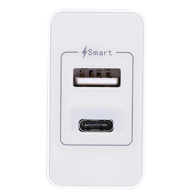 Настенное зарядное устройство Usb Type C быстрое для мобильного телефона Pd Iphone 8 X Samsung