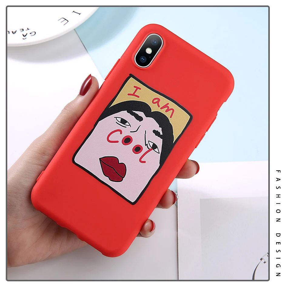 Чехол Ottwn для iPhone 6, 7, 8 Plus, X, XR, XS Max, Забавный чехол для селфи с большими ноздрями, чехол для телефона s, для iPhone 6, 6S Plus, Мягкая силиконовая задняя крышка