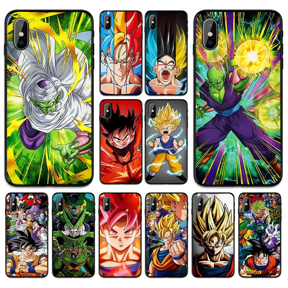 Dragon ball Мягкая термополиуретановая крышка чехол для Apple iPhone 6 6S 7 8 Plus 5 5S SE X XS MAX XR
