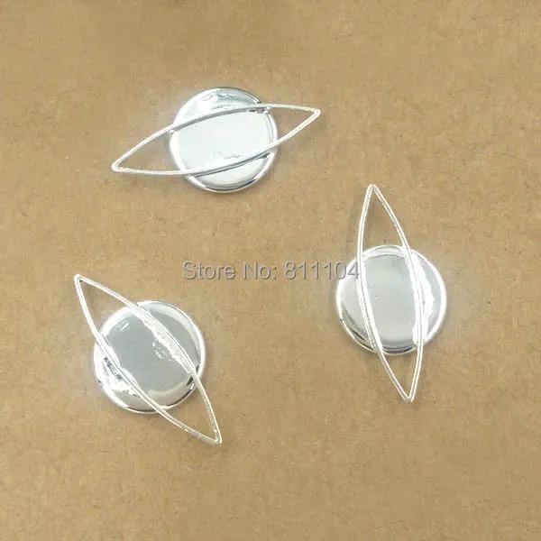 

12mm Blank Round Bezel tray Bases Wired Mariquesa Shape Pendant Settings DIY Cameo Jewelry Findings Clothing Accessories Making