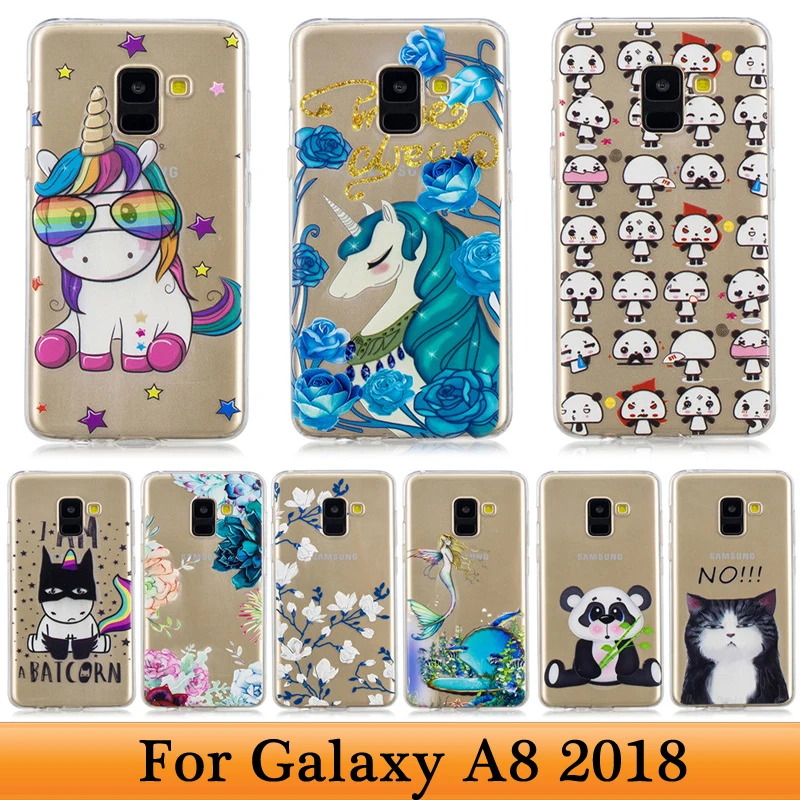 Роскошный мягкий чехол из ТПУ для Samsung Galaxy A5 2018 чехлы A8 мягкие силиконовые