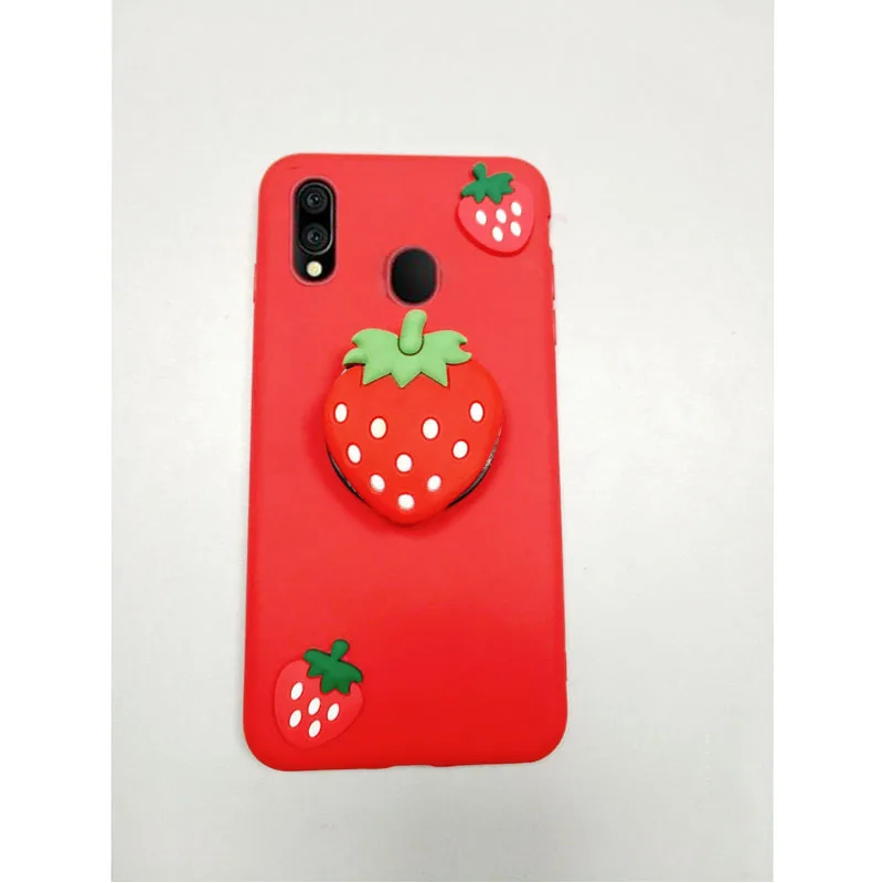 Милый 3D Мягкий силиконовый чехол для Xiaomi Redmi Note 7 Pro 5 6 держатель с кольцом
