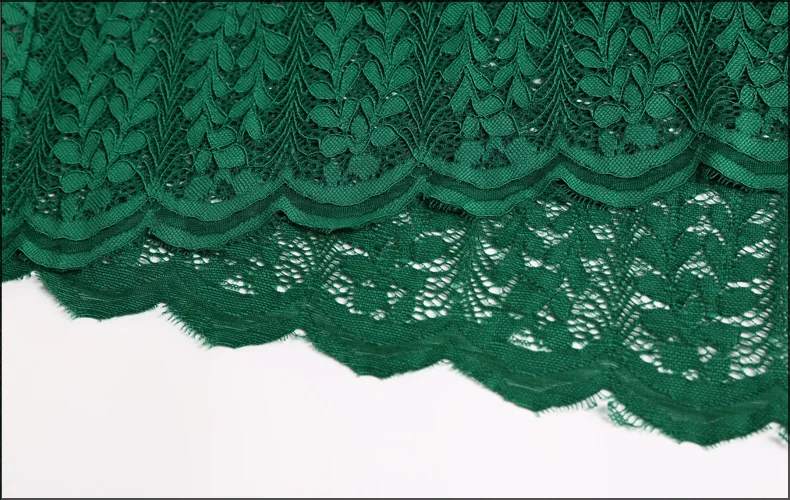 Элегантное женское мусульманское платье Осеннее кружевное вязаное крючком с