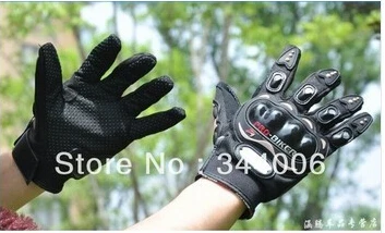 

free shipping! motorcycle bike bicycle racing accessories pro-biker pro knight full finger protective gear windproof gloves