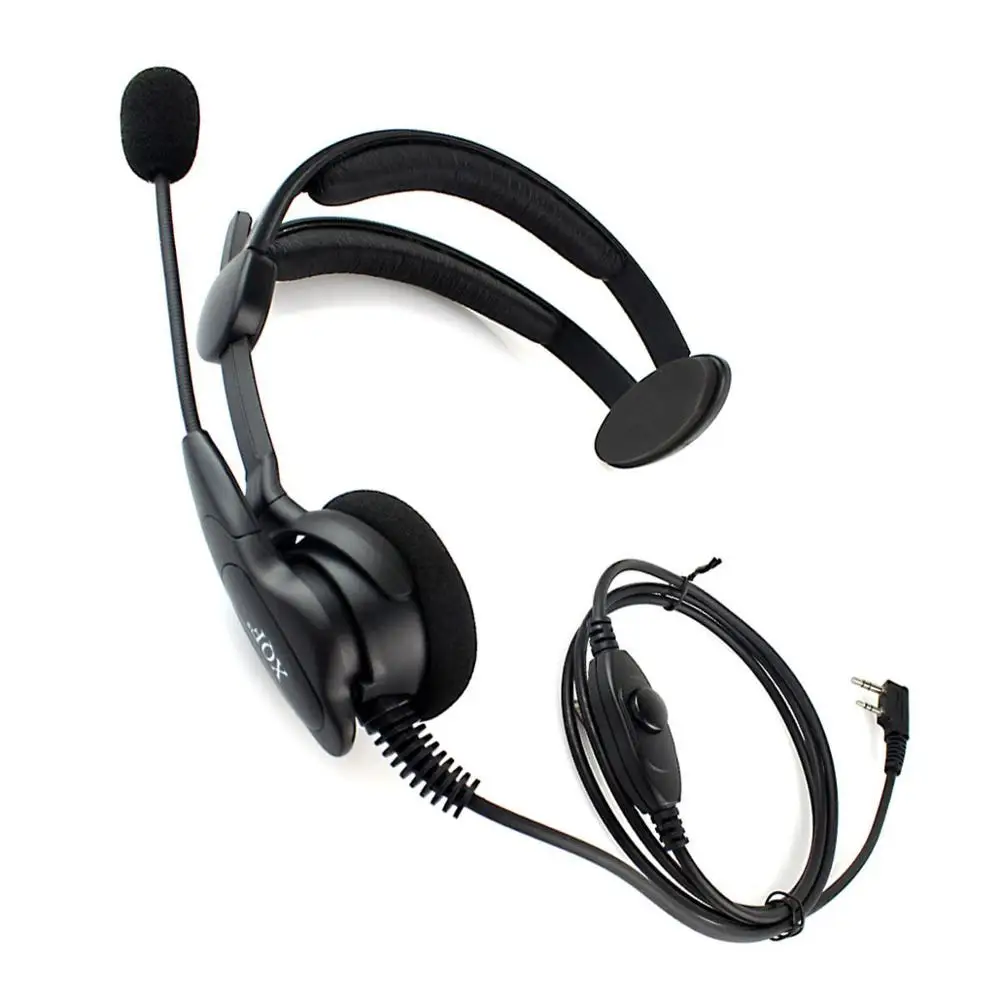 Совершенно новый XQF PTT MIC высокомощный динамик противошумная гарнитура для KENWOOD