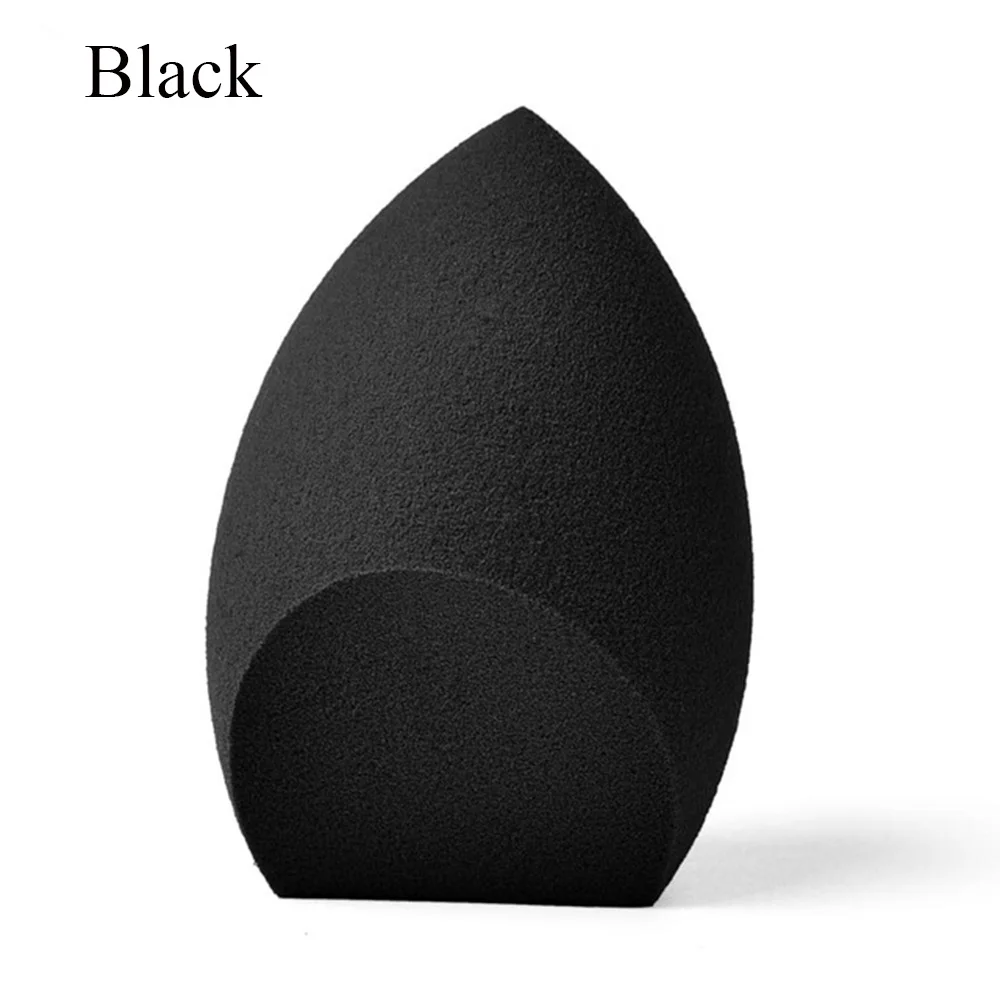 black1 1 шт. двойной Угловой мягкая губка легко смешанные Косметическая пуховка для пудры Косметический гладкой и тонального крема крем Красота инструменты для макияжа - Цвет: black1