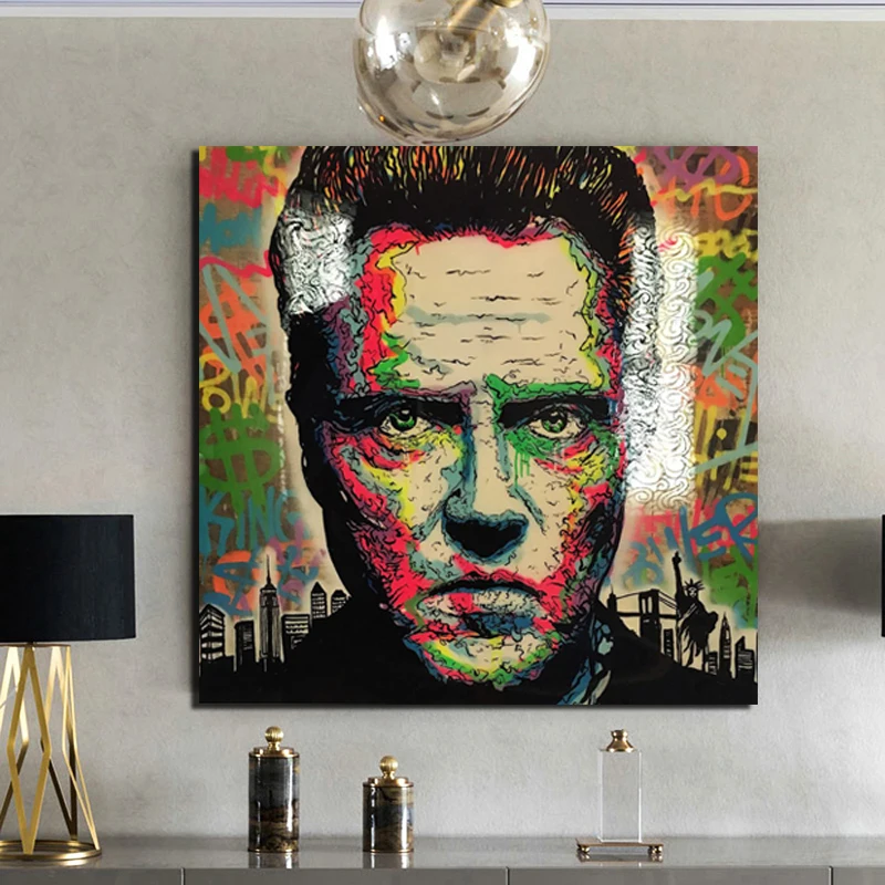 Alec Монополия голова портрет холст Живопись Печать гостиной украшение дома