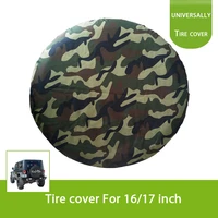 universal heavy duty camouflage dust proof spare wheel tyre cover 14 15 16 17 thick black car exterior accessories
