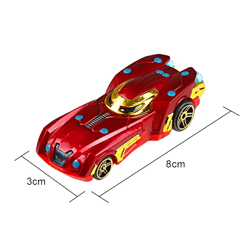 7 шт./компл. Diecast металлические для грузовых автомобилей, Batman Batmobile автомобиль сплав игрушечные машинки модели автомобиля игрушки для детей Рождественский подарок