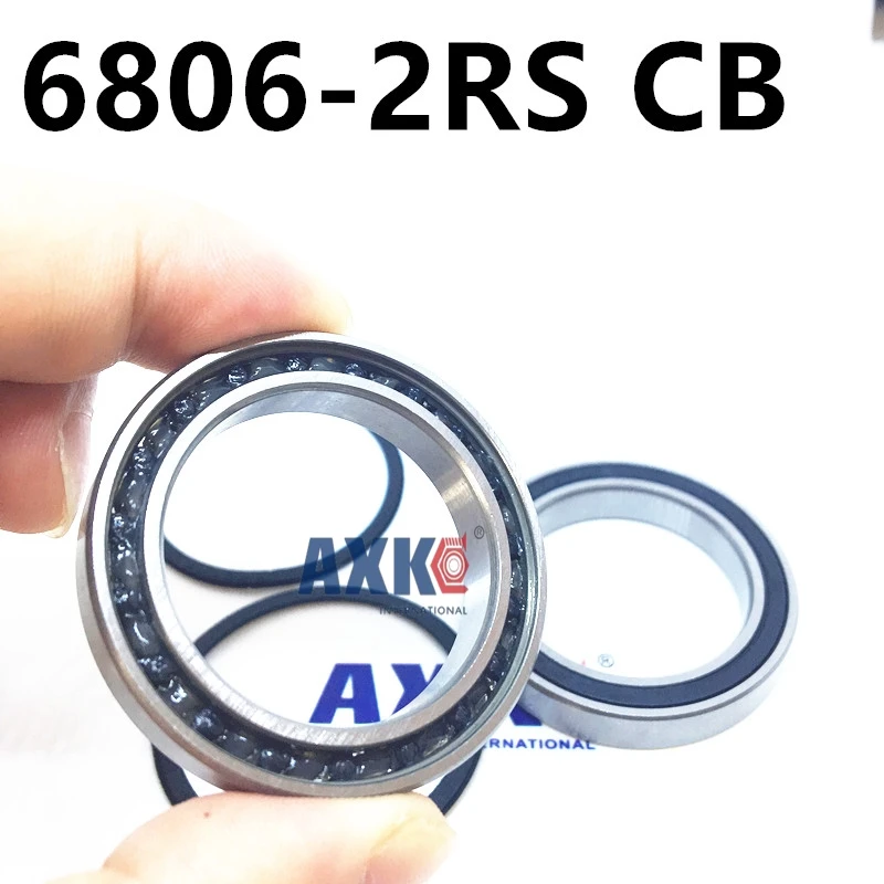 2 шт. 6806 61806 2RS Si3N4 Керамика шариковый подшипник резиновое запечатанное BB30