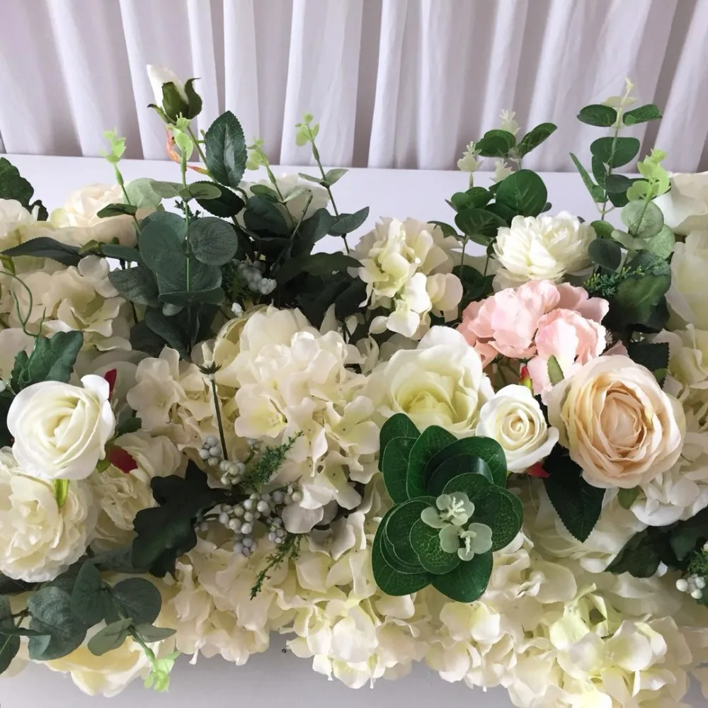 wholesale artificial flower table centerpiece wedding stage arch runner pivilon backdrop flowers wall decoration | Дом и сад