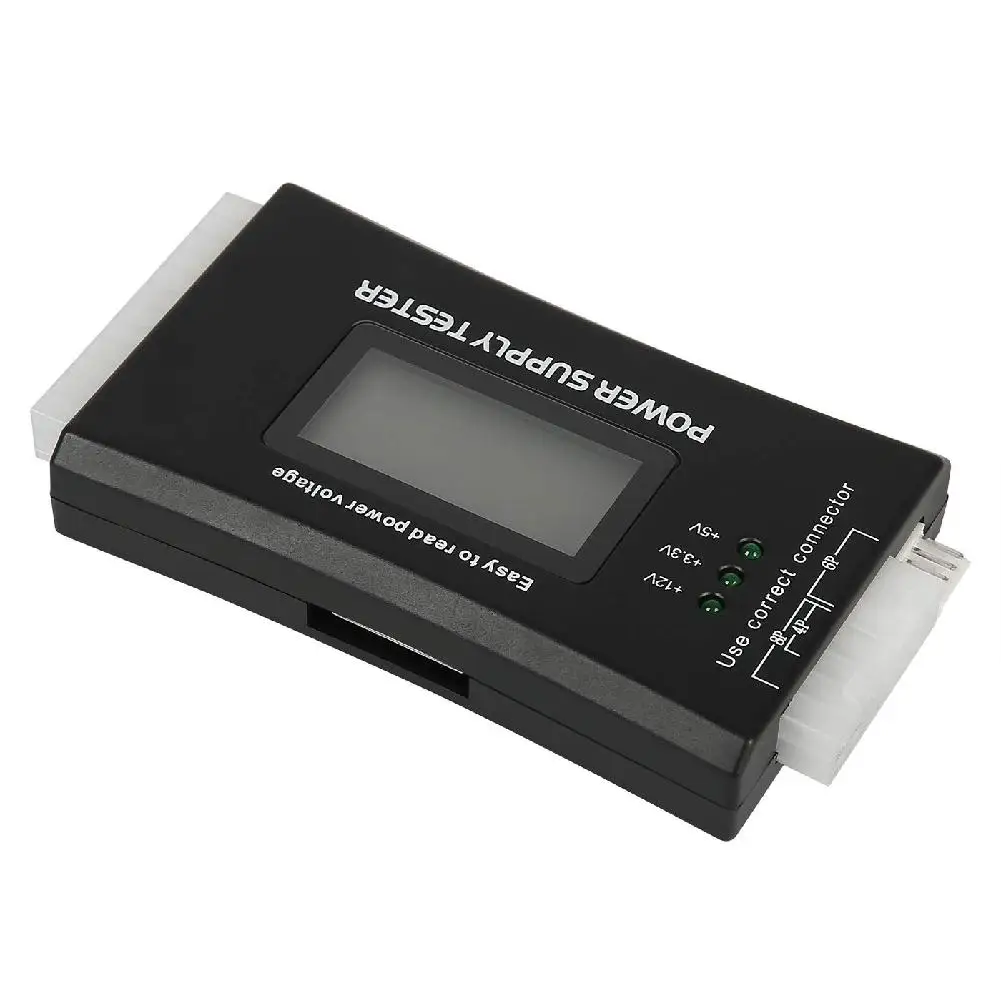 Цифровой ЖК-блок питания тестовый er многофункциональный компьютер 24 Pin LCD HD ATX BTX
