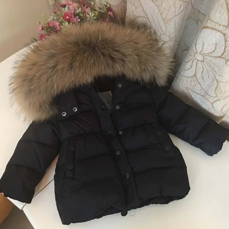 Dollplus детская зимняя куртка пуховик для девочек и мальчиков Детская пальто с