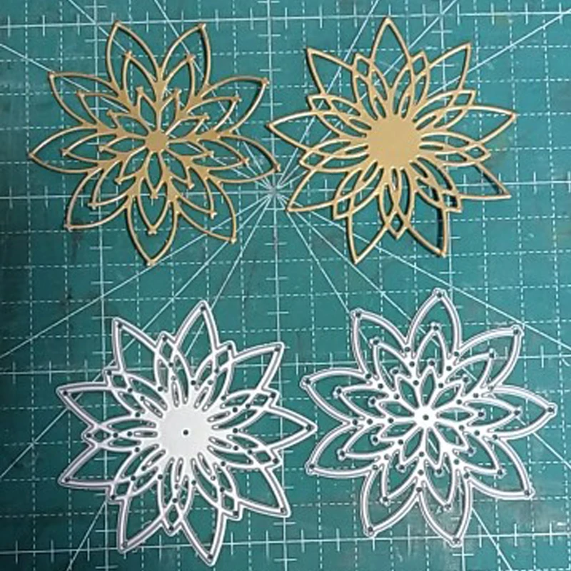 

Multi Petal Flower DIY Cutting Dies New Crafts Scrapbooking Template Card Album Embossing Decorative New Dies 2019