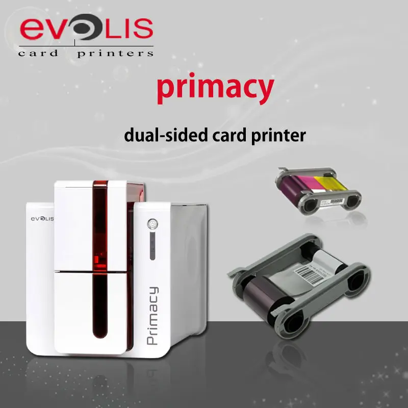 Evolis Primacy Двусторонняя ПВХ Карта принтер ID карта принтер использовать R5F008S140 YMCKO лента