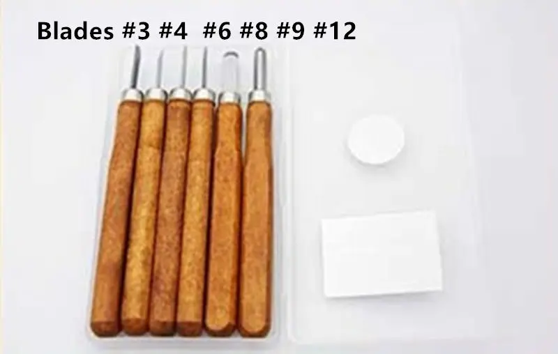 12 видов деревянной ручкой набор ножей деревянные инструментов для резьбы резак