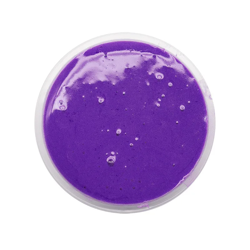 purple QUINEE OX 6 цветов игрушка для снятия стресса цвет радуги слизистый Пластилин слизи пушистый наполнитель интересная игрушка антистресс слизи дети Gi - Цвет: purple