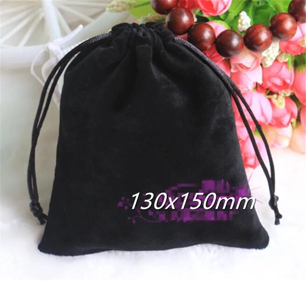 Hot Sale high-grade 130x150mm double sides  Velvet Drawstring Pouch Bag/Jewelry Bag,Christmas Wedding Gift Bags & Pouches