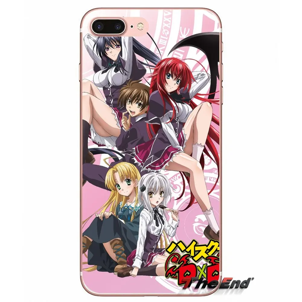 Для huawei P Smart Y6 Ascend P8 P9 P10 плюс Nova P20 Lite Pro Mini 2017 аниме high school dxd риас Gremory мягкий