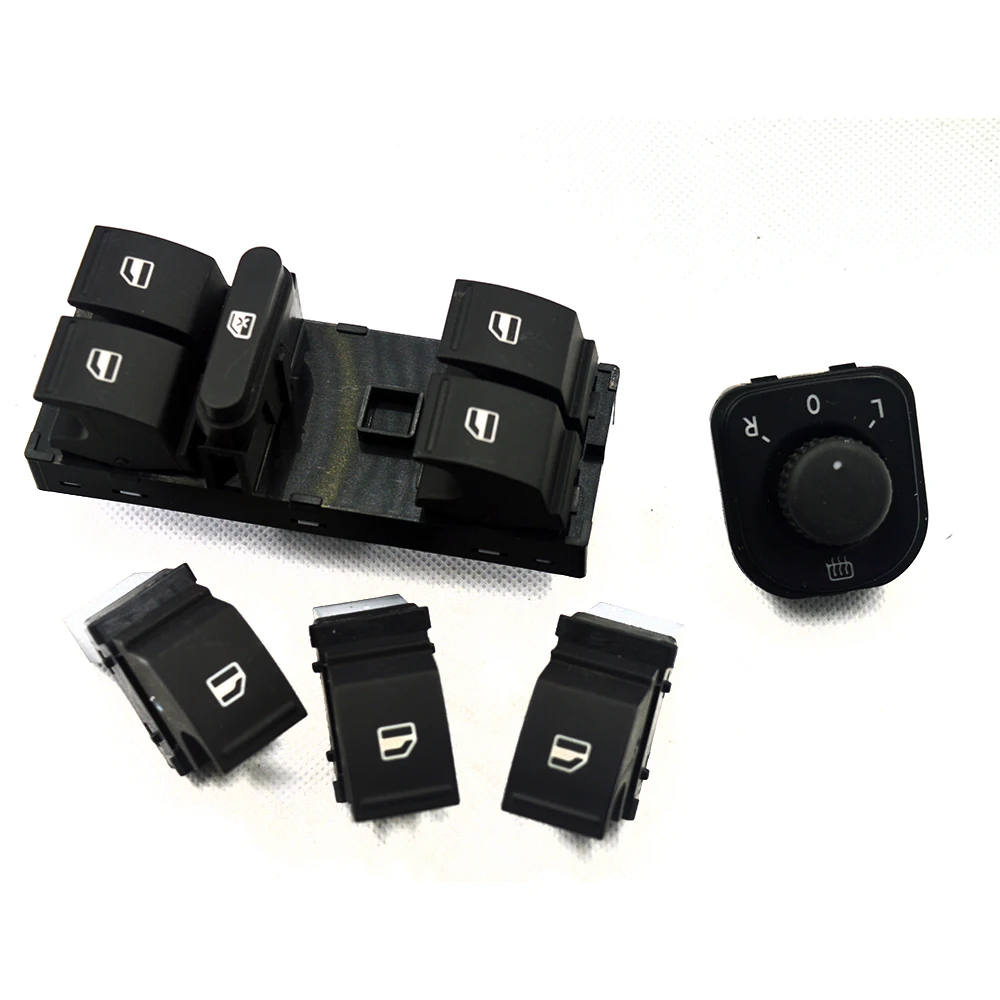 

5 шт., кнопка включения зеркала для Volkswagen VW Jetta MK5 golf 5 6 tiguan passat b6 CC 1K0 959 565H