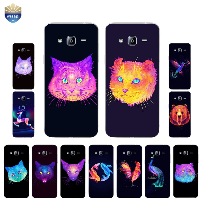 Чехол для телефона Note8 Samsung Galaxy J3 2016/2017 J3109 чехол J2 Prime Мягкий ТПУ животный дизайн