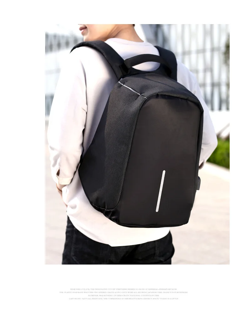 Рюкзак мужской для ноутбука с USB зарядкой и защитой от кражи|backpack business|backpack