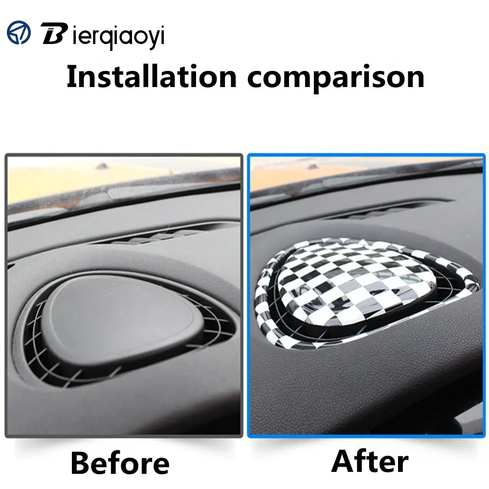 

For MINI Cooper F56 F55 F54 Clubman Car Interior Dashboard Outlet Sticker Cover For MINI Cooper F56 Accessories MINI F55 F54