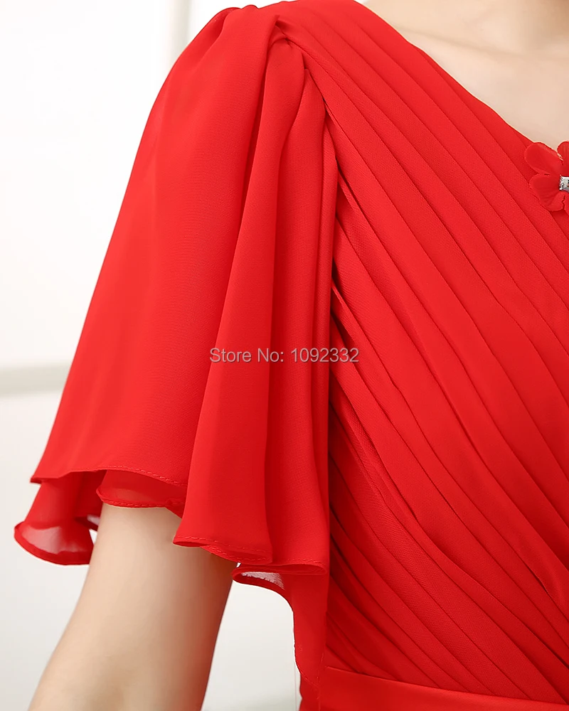 Новинка 2016 в наличии свадебное платье женское красное индивидуальное короткое