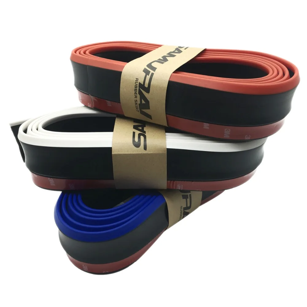 2 5 м резиновая Мягкая черная полоса для бампера из углеродного волокна комплект