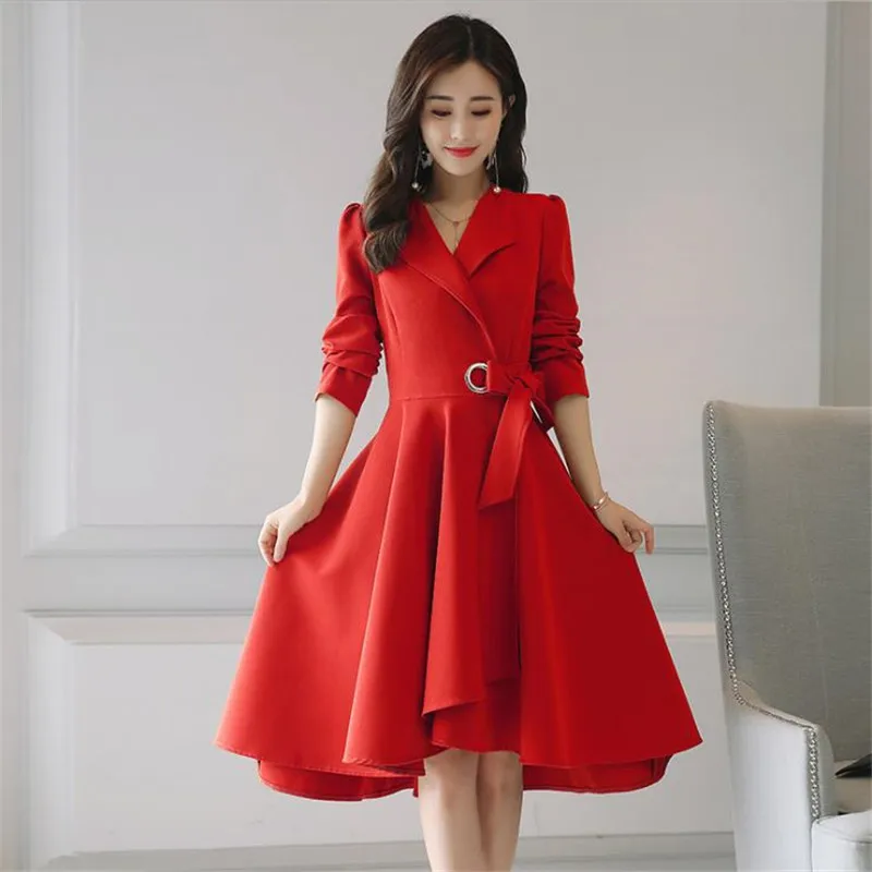 Новинка весна осень 2018 женский элегантный длинный Тренч Верхняя одежда тонкая