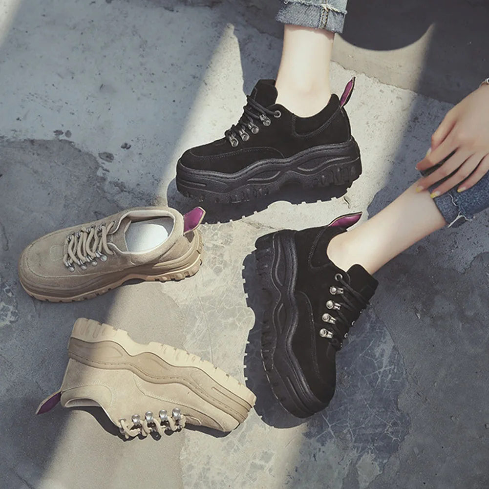 YJSFG дом 2018 модные женские туфли обувь на платформе удобные Для женщин кроссовки