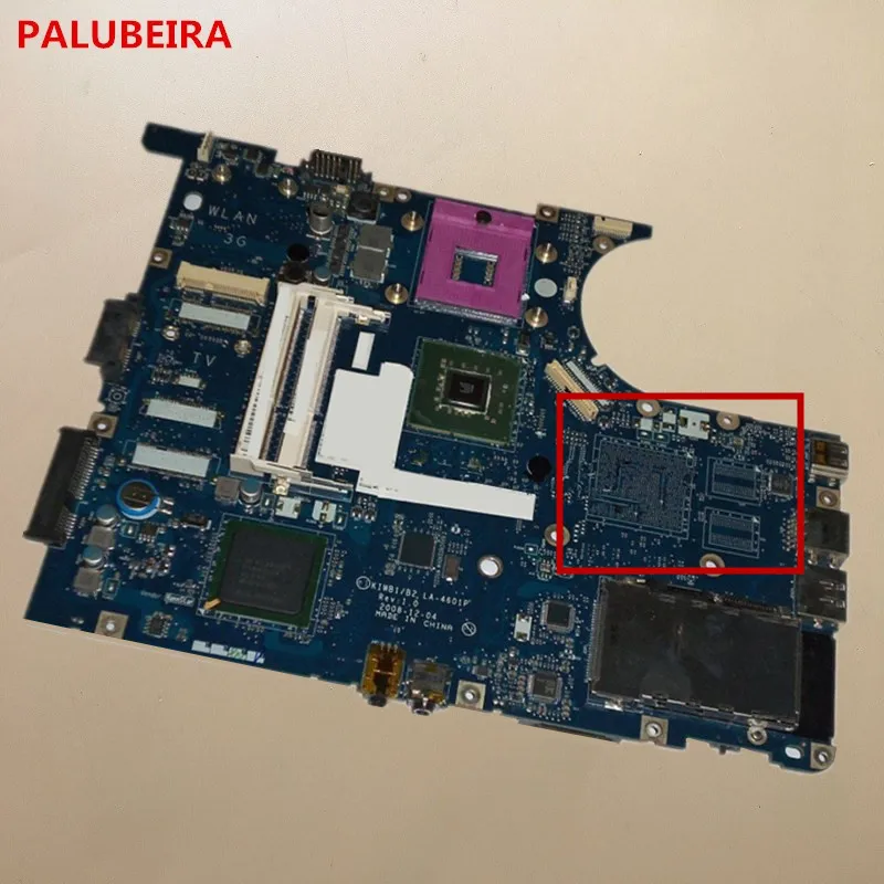 Материнская плата ноутбука Lenovo Y550P LA-4601P ddr3 без видеокарты чип протестирован |