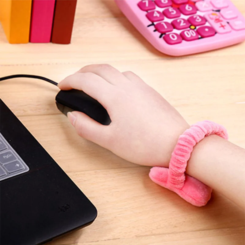 Многоцелевая мышь для запястий Hairband мягкая подвижная для домашнего офисного компьютера JLRL88