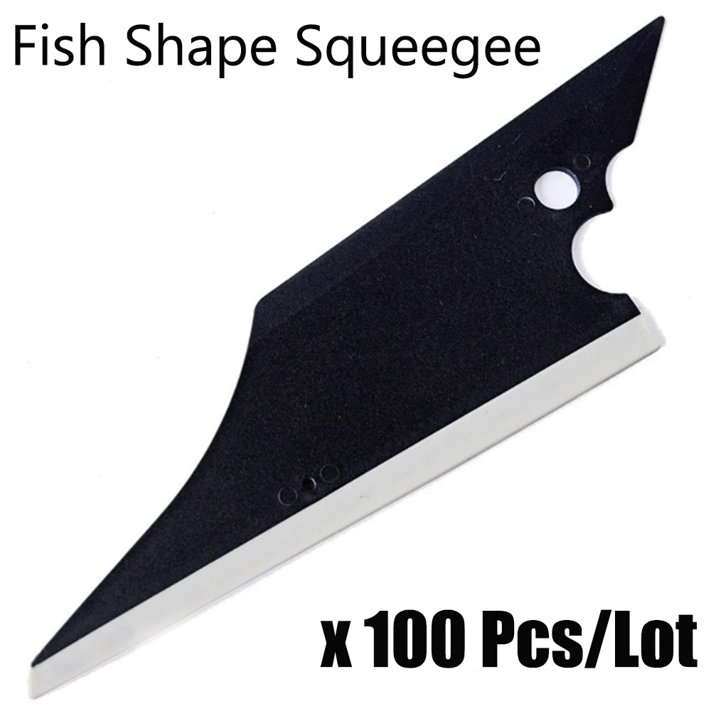 EHDIS 100Pcs Conquerer Squeegee with Rubber Edge Window Tint Tools Carbon Fiber Film Vinyl Car Wrap Tool Cleaning Scraper | Автомобили и