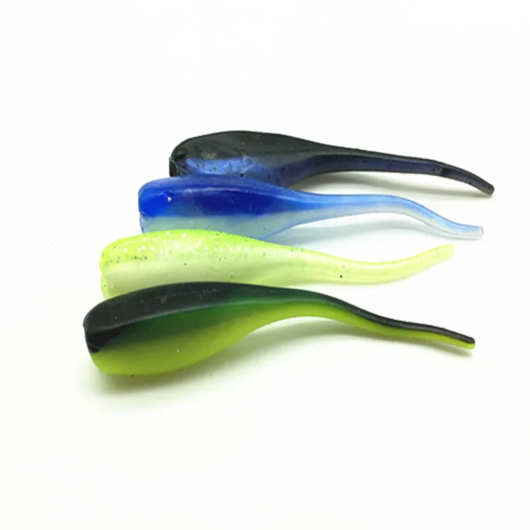 FANTU Soft Worm 56mm/1.1g Artificial Fishing Lure Jig Head 4.6g/7cm Pescaria Acessorioss Tools 20PCS | Спорт и развлечения