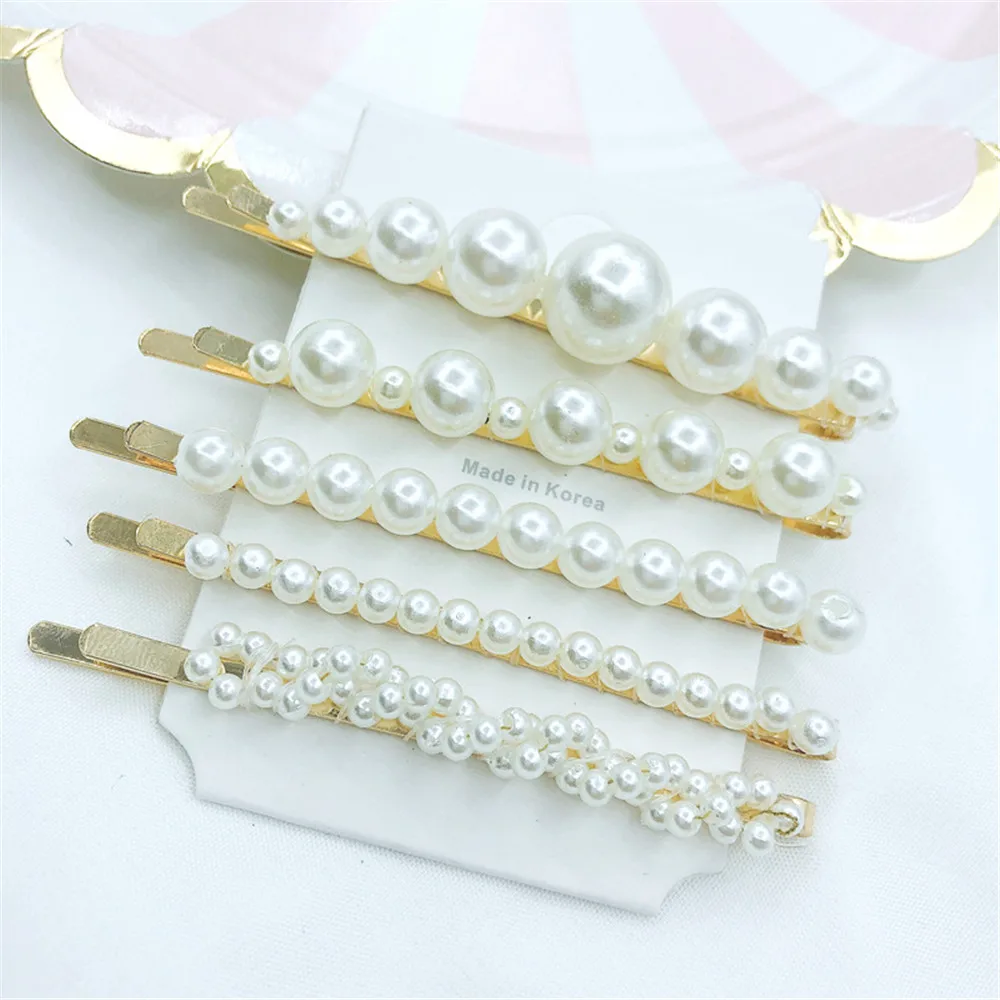 1 шт. заколка для волос с искусственным жемчугом|Шпильки и заколки волос| |