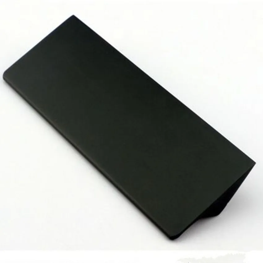 Дверная ручка шкафа скрытая Скрытая черная алюминиевая лампа современная