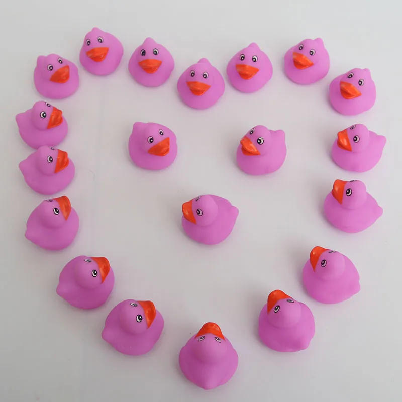 5 шт. мини детская резиновая утка для ванны Duckie Baby Shower игрушки воды плавательный