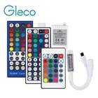 Светодиодный мини-контроллер RGB RGBW 12 в пост. Тока, 24key, 44Key, 40Key, ИК17Key, РЧ пульт дистанционного управления, светодиодный светильник 3528 5050 RGB RGBWW